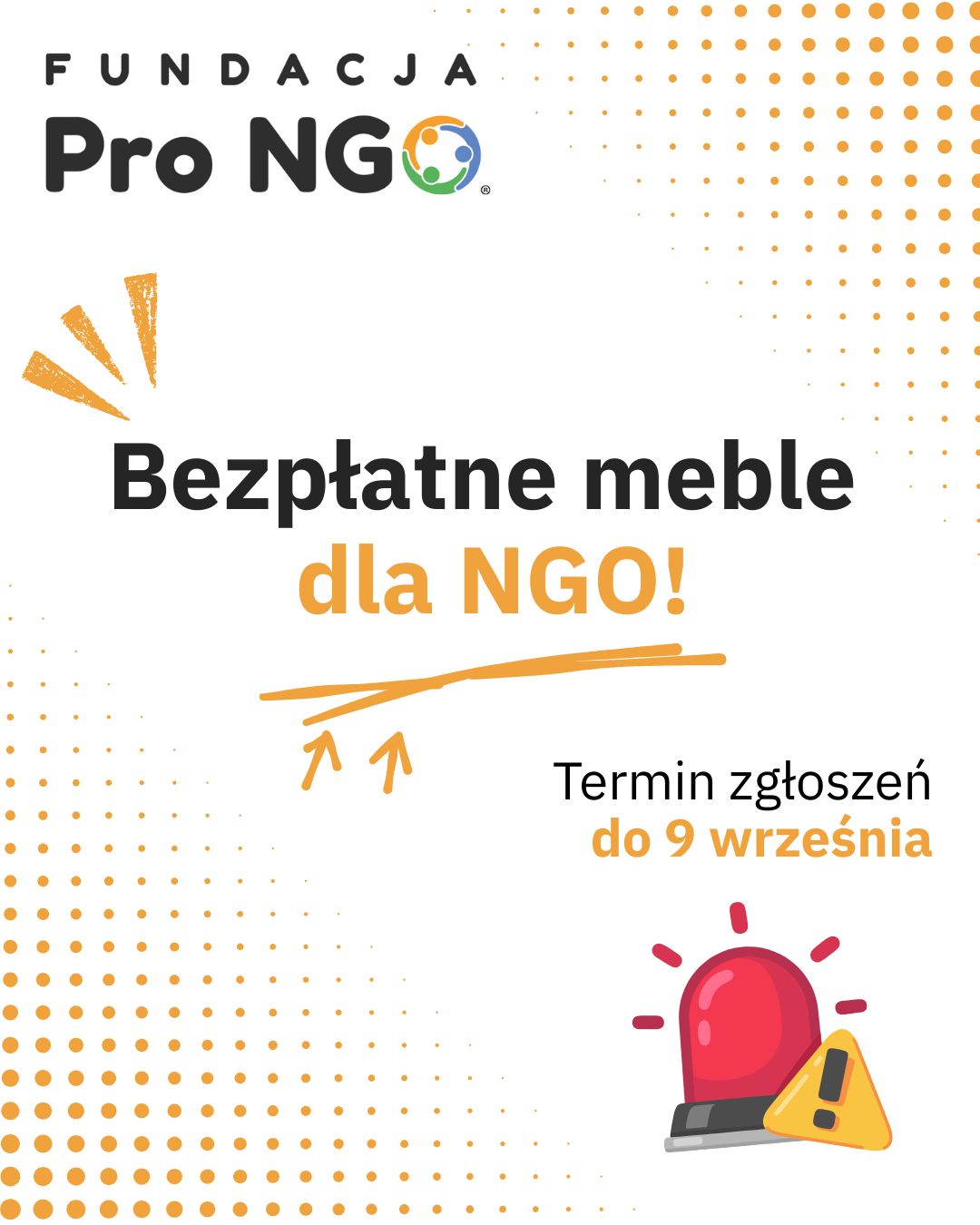 Bezpłatne meble dla NGO!
