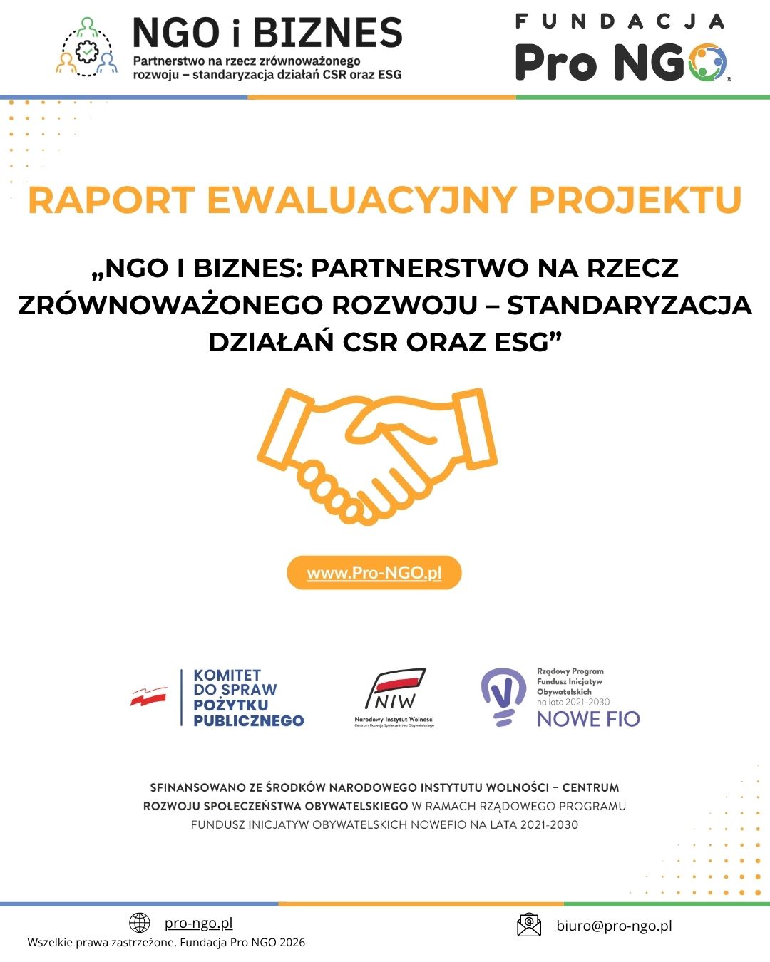 Raport ewaluacyjny projektu