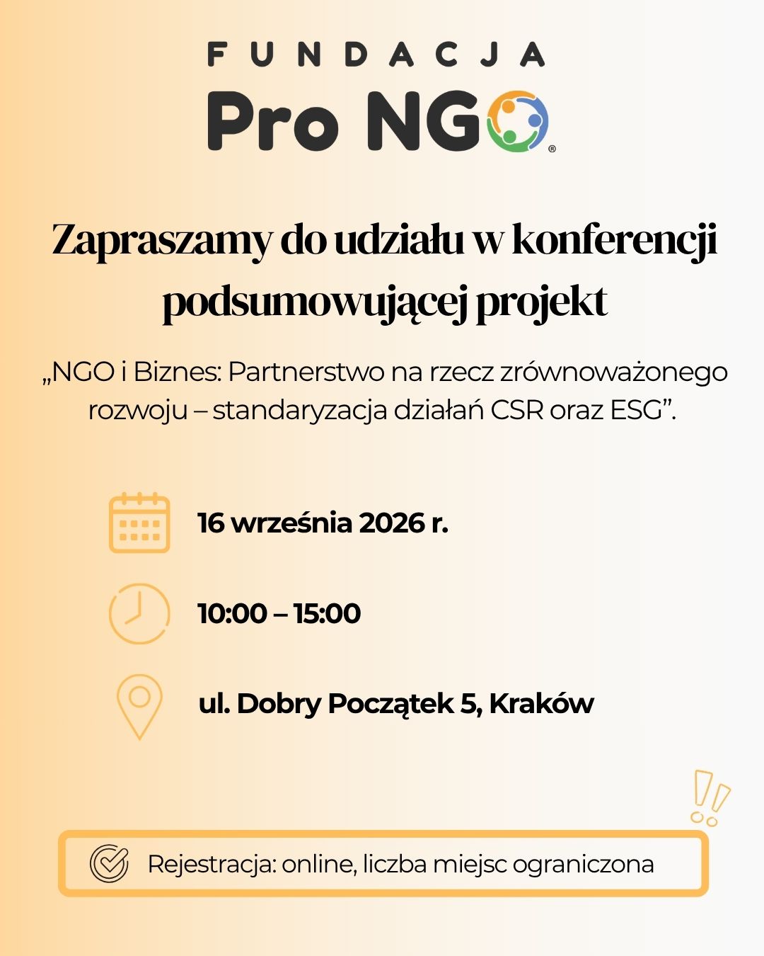 grafika konferencji podsumowującej projekt